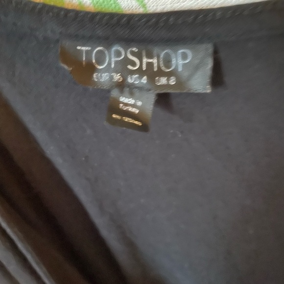 Size 4 Topshop Black Romper B1 - Picture 5 of 7